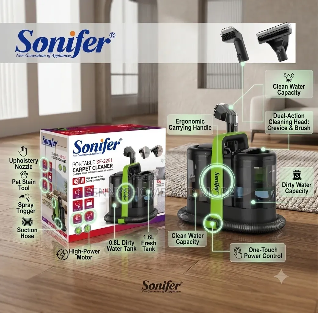 Sonifer Spot Wash Upholstery and Car