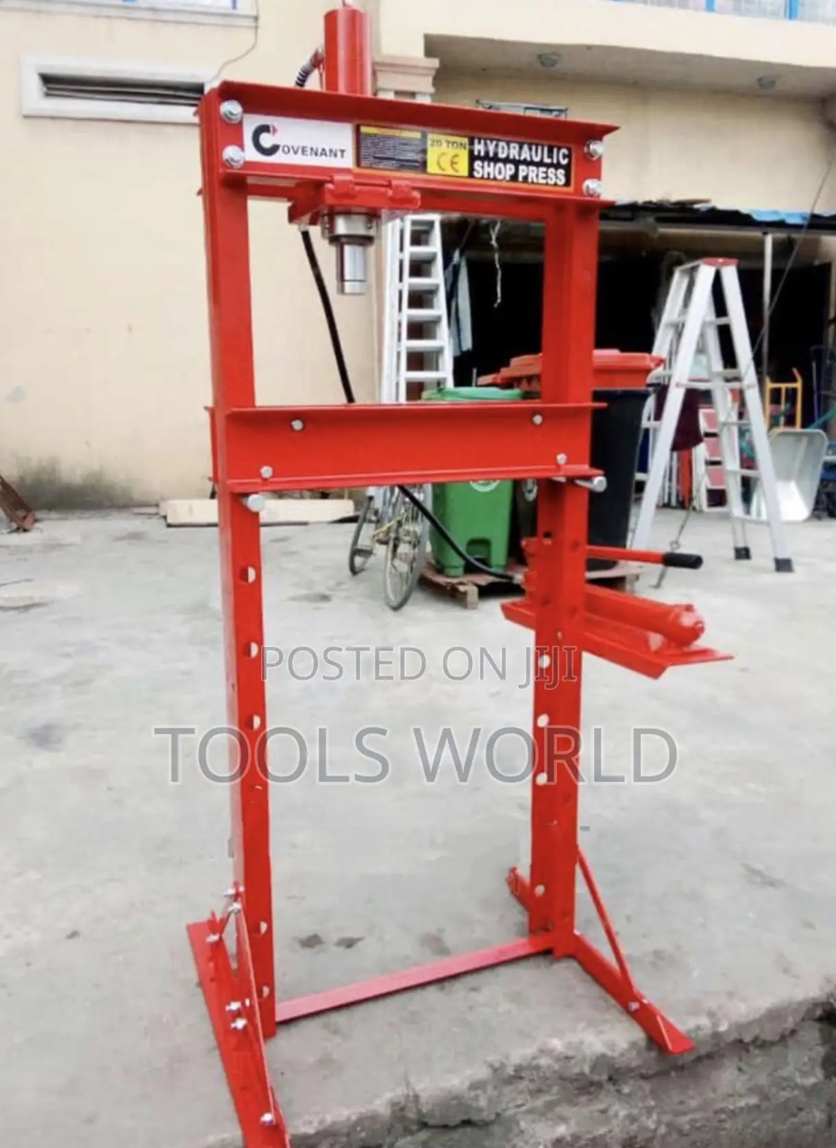 20-Ton Hydraulic Shop Press – Heavy-Duty H-Frame Press
