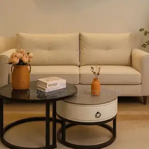 Ynewest Living Room Sofa Set Gold Stainless Steel Lounge Chair Lovesea