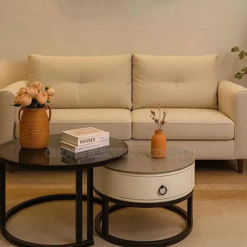 Ynewest Living Room Sofa Set Gold Stainless Steel Lounge Chair Lovesea