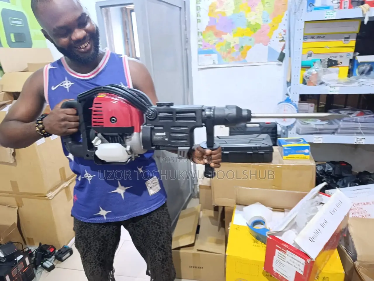 Heavy Duty Petrol Concrete Breaker Jack Hammer – Gasoline Demolition