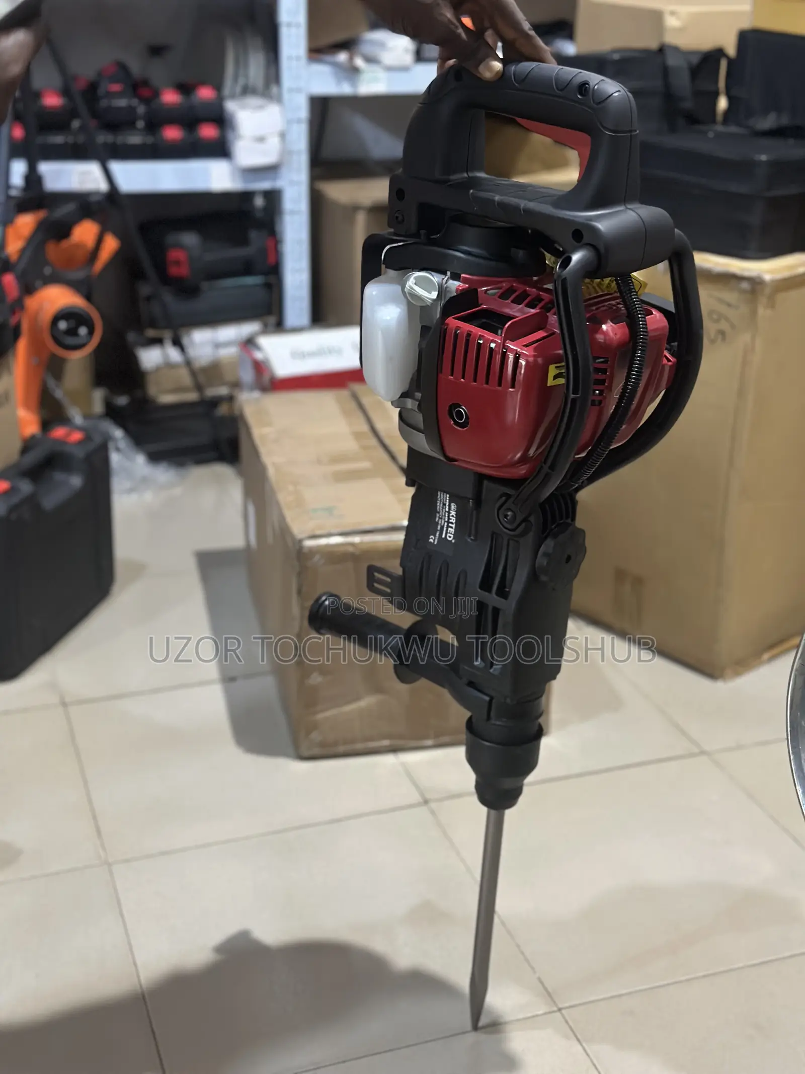 Heavy Duty Petrol Concrete Breaker Jack Hammer – Gasoline Demolition