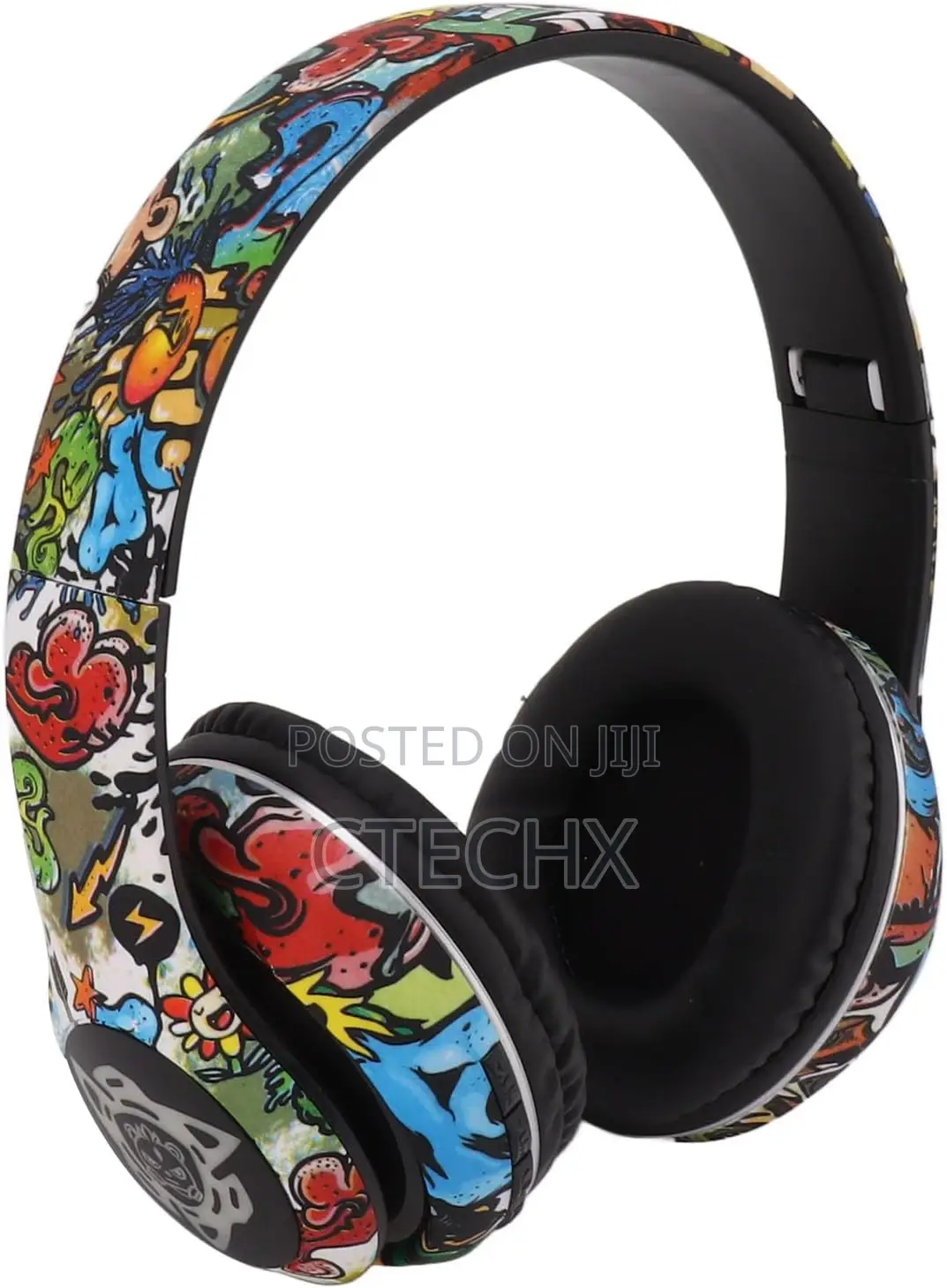 Cuifati Wirelessheadset With Noise Reduction Deep Bass Graffiti Design