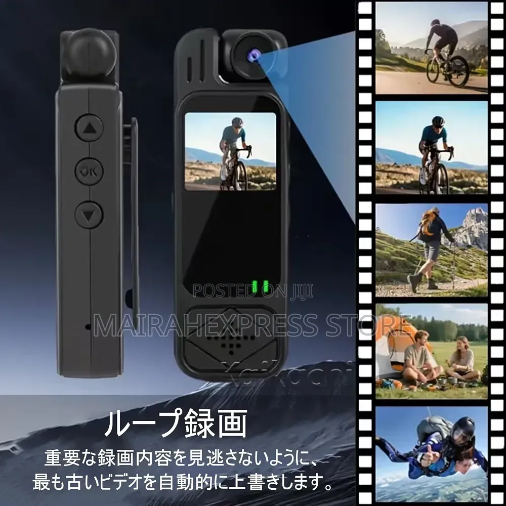 Full Hd Potable Rotating Action Camera/Video Recorder