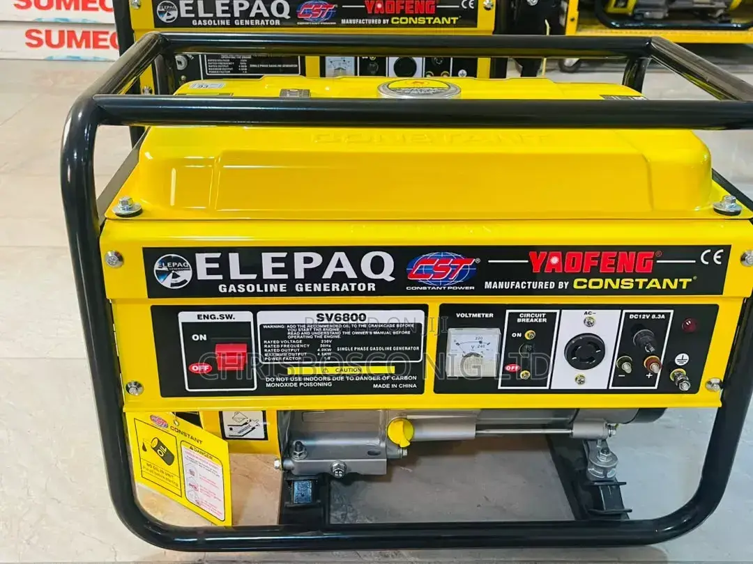 Elepaq Generator Sv 6800 100%Copper