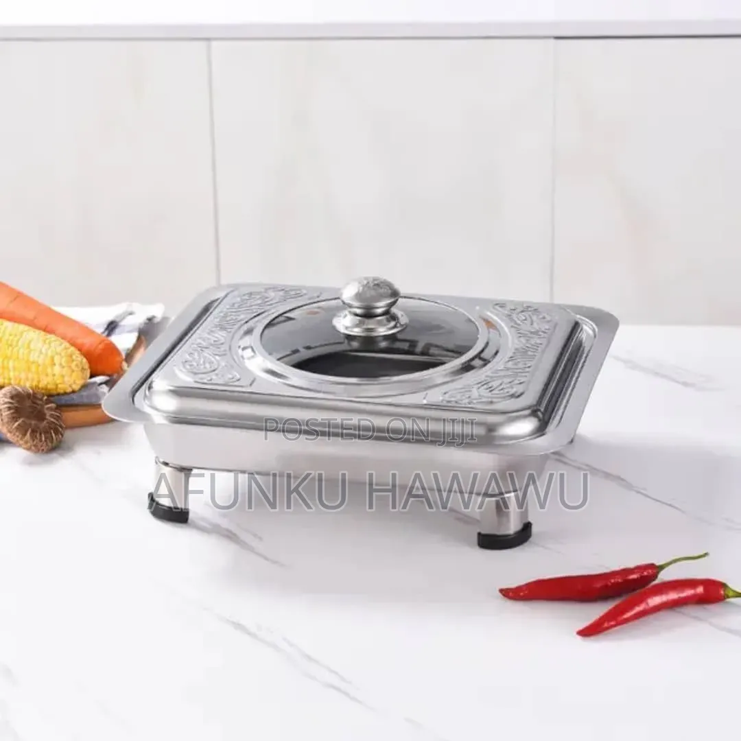 Stainless Fast Food Dish With Cover