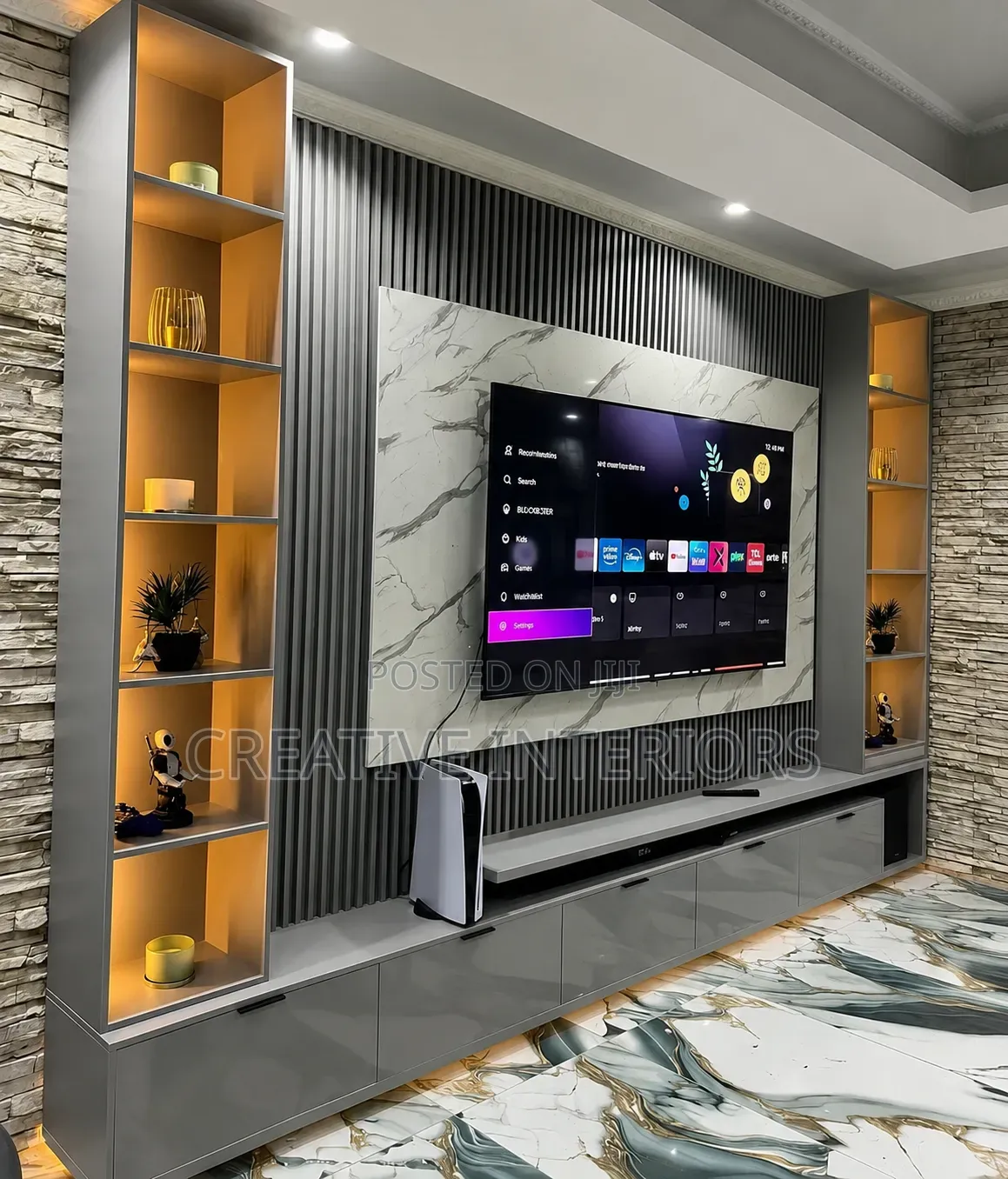 Luxury Design Tv Console