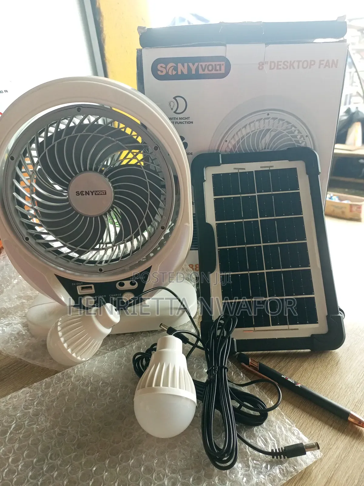 4in1 Desktop Rechargeable Fan