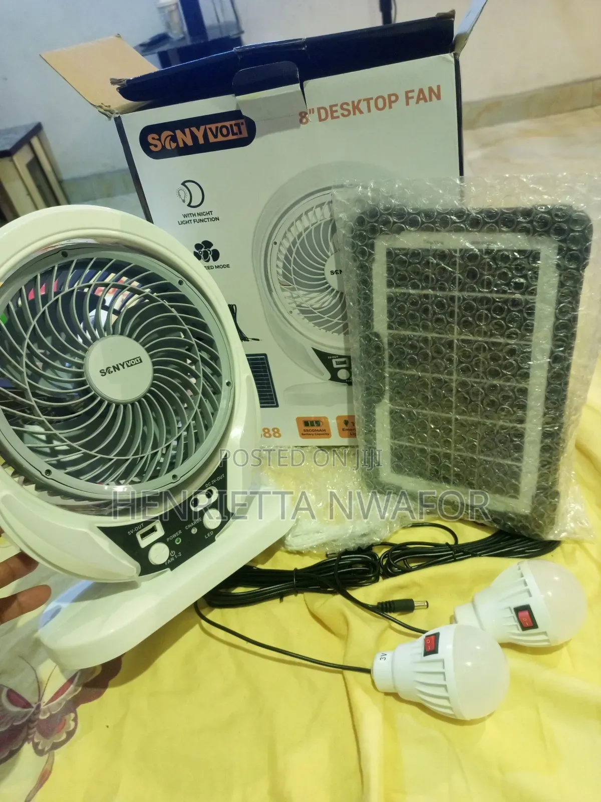 4in1 Desktop Rechargeable Fan