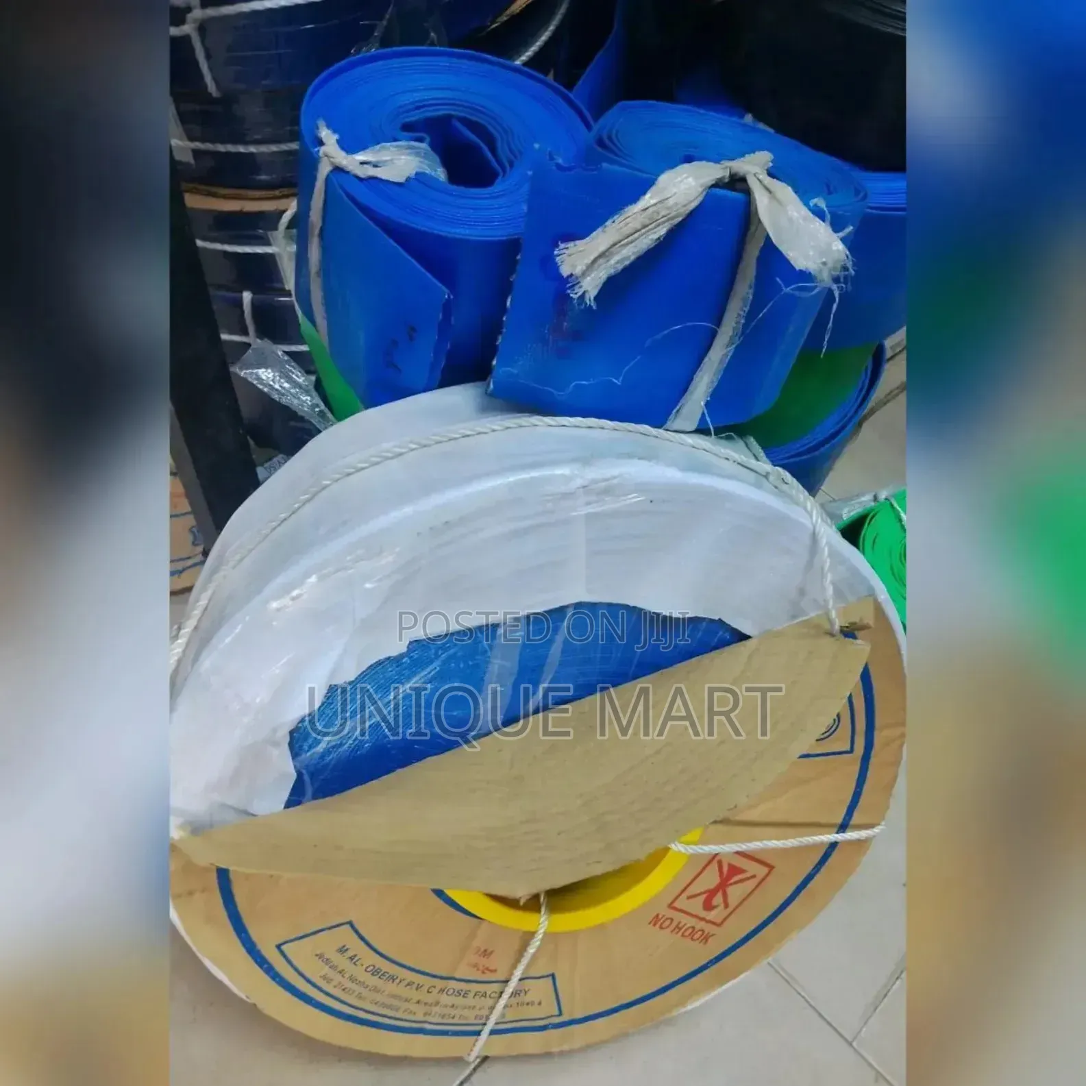 3" Layflat Blue Discharge Water Hose. 100 Yards In A Bundle