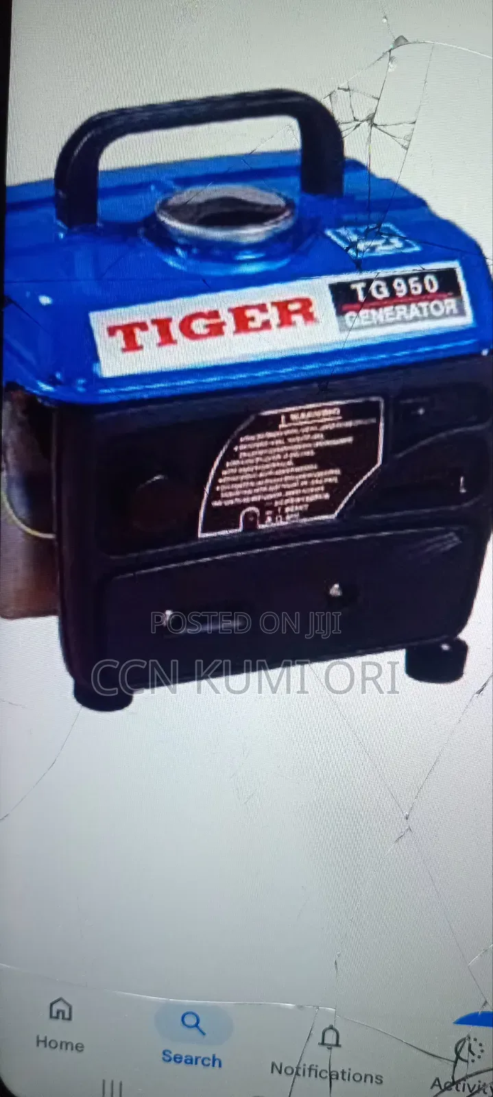 Tiger Tg950 Generator.