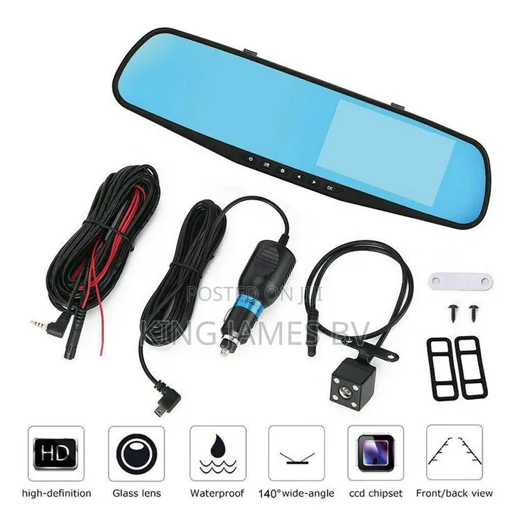 Rear View Mirror Dash Cam – Driving Safety Recorder