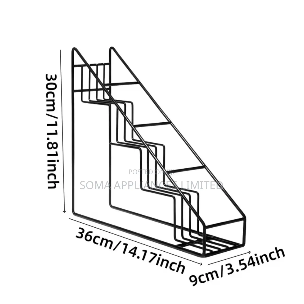 Multifunctional Stainless Steel Storage Rack for Wine, Bottles, Syrups