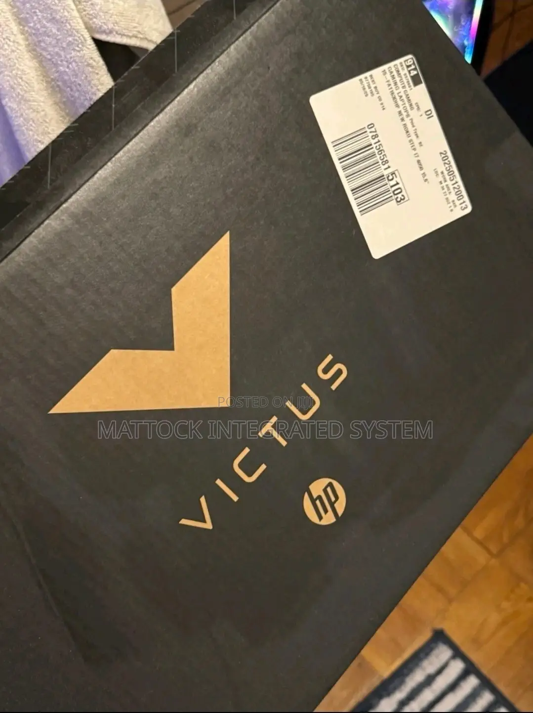 Laptop HP Victus 15 16GB Intel Core i7 SSD 512GB