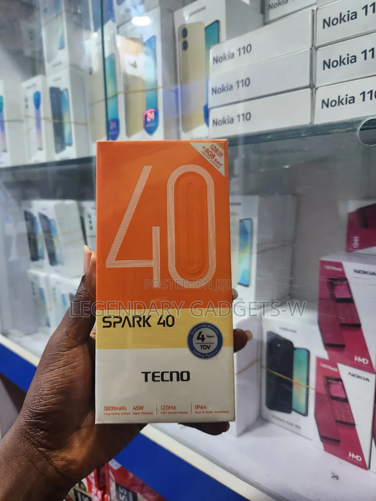 New Tecno Spark 40 128 GB Black