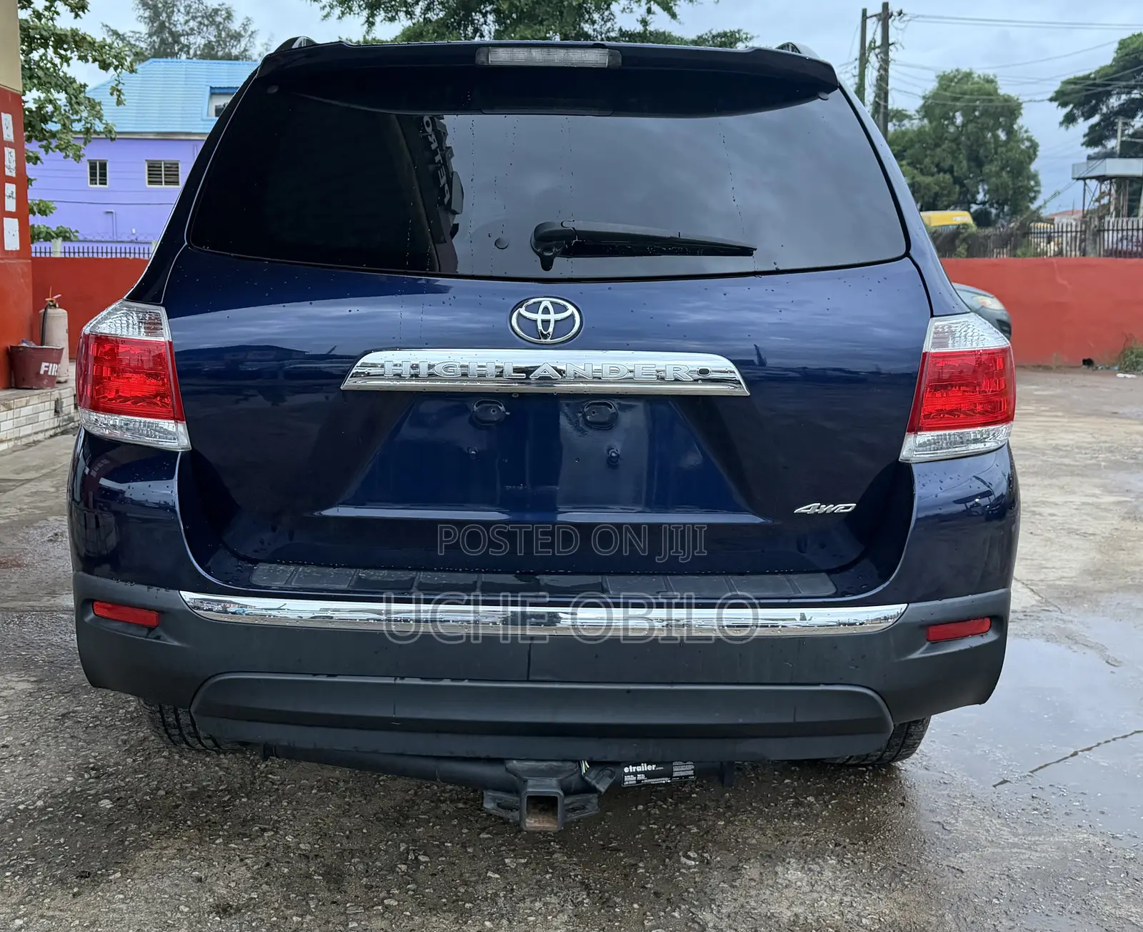 Toyota Highlander Limited 3.5l 4WD 2013 Blue