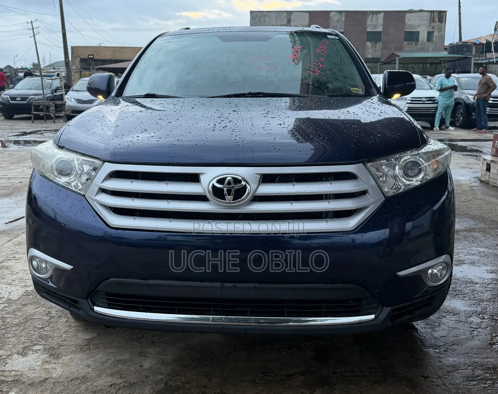 Toyota Highlander Limited 3.5l 4WD 2013 Blue