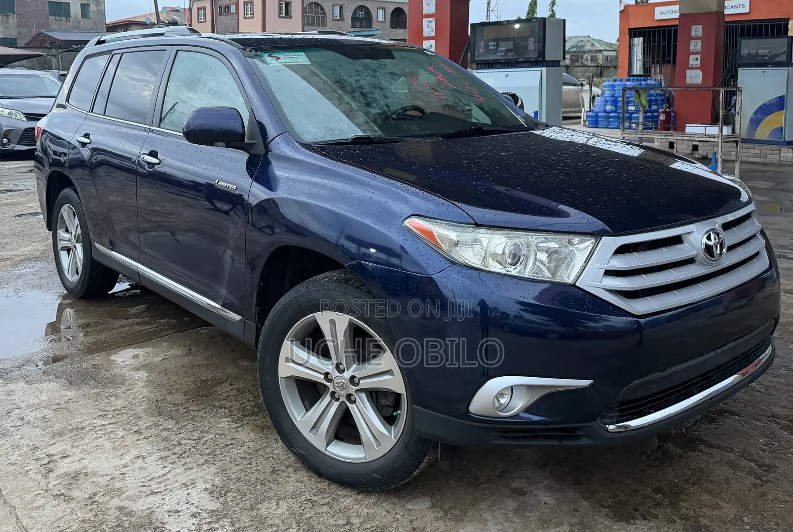 Toyota Highlander Limited 3.5l 4WD 2013 Blue