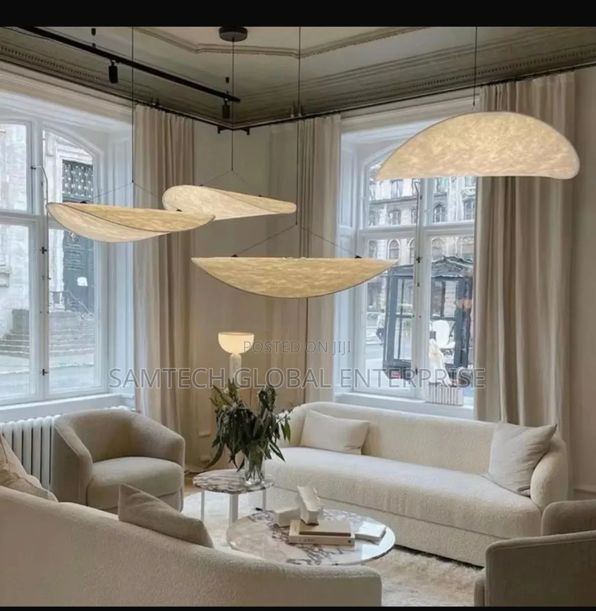 Modern Sculptural Led Pendant Light Minimalist Luxury Statement Piece