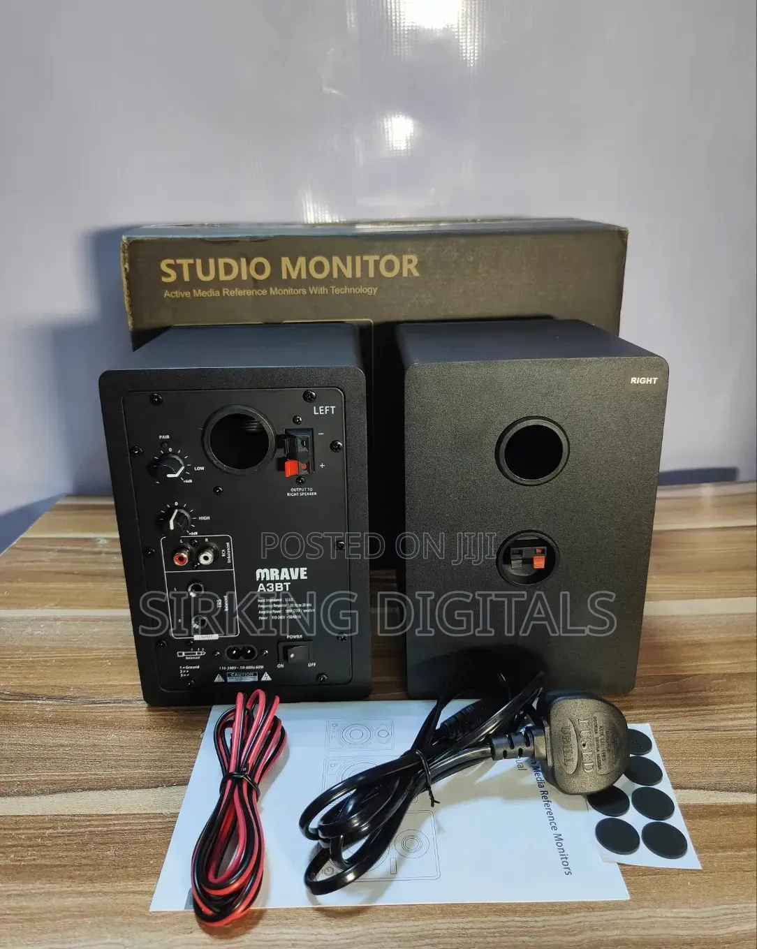 Mrave Inbuilt-Bluetooth Studio Monitor 50w (Pair)