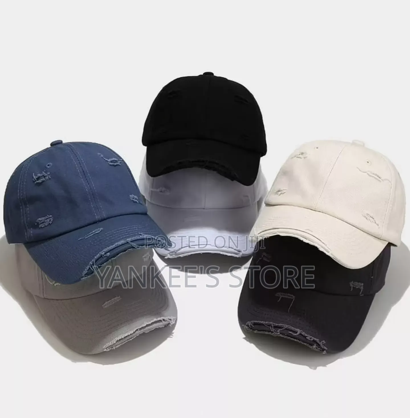 Quality Boys Denim Baseball Plain Face Cap