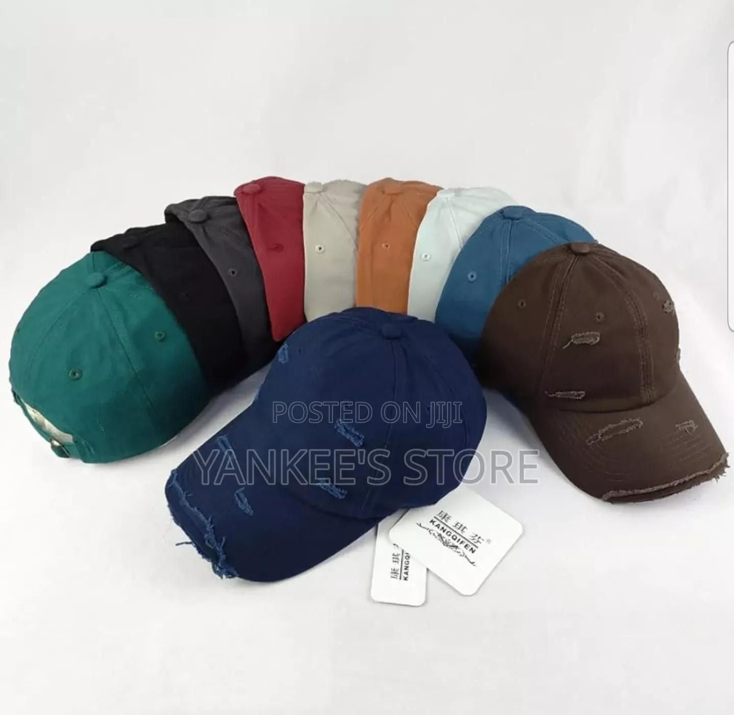 Quality Boys Denim Baseball Plain Face Cap