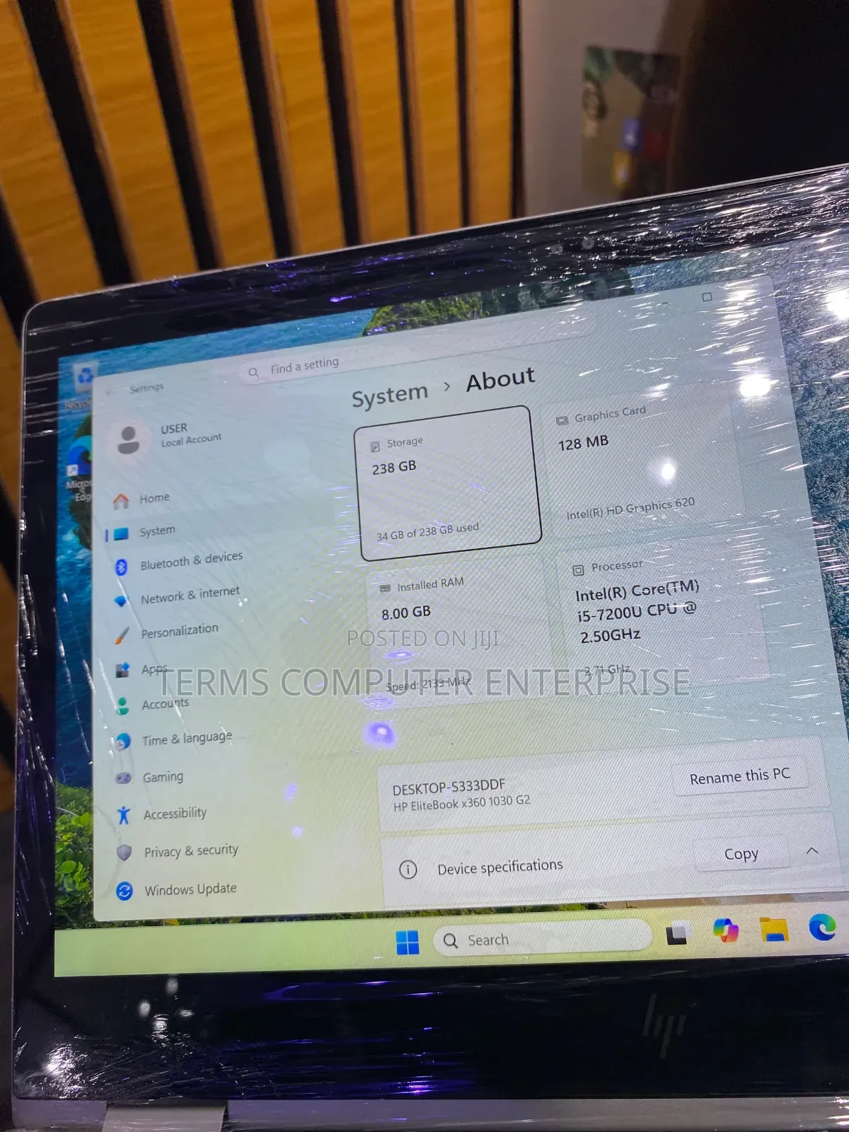 Laptop HP EliteBook x360 1030 G2 8GB Intel Core i5 SSD 256GB