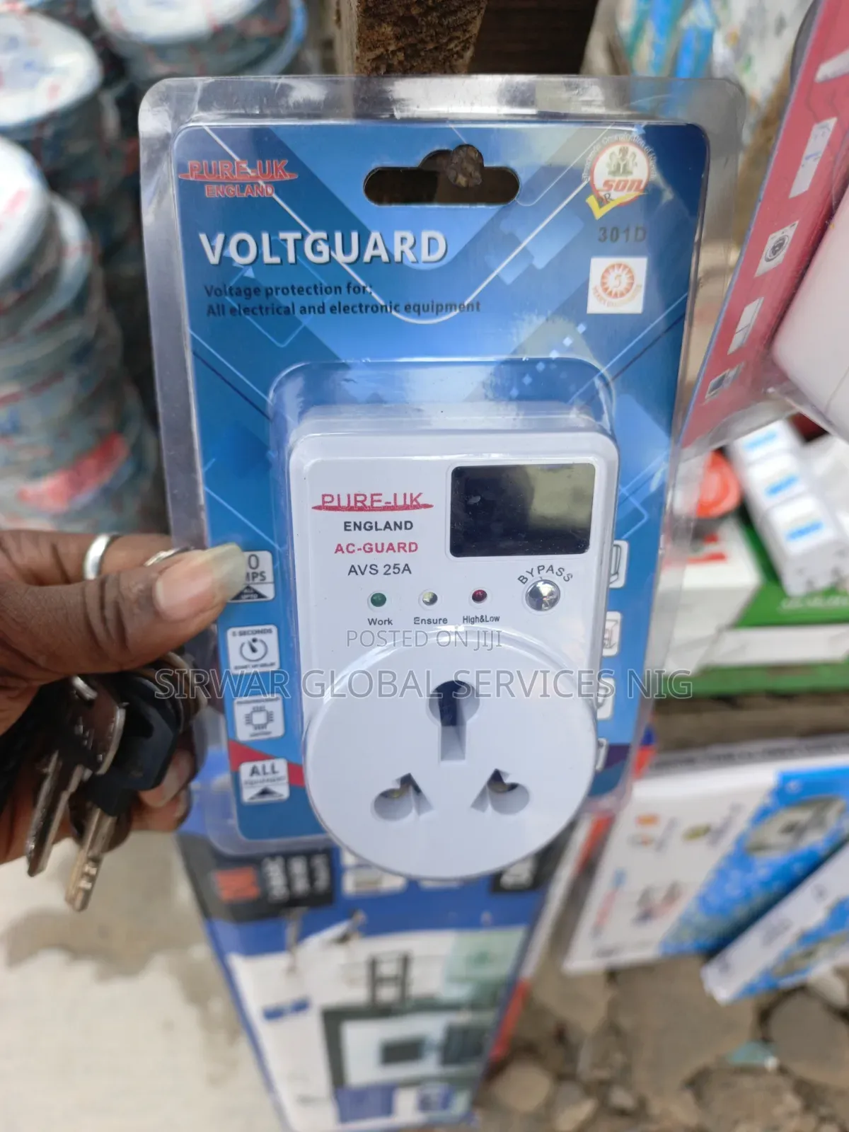 Original Pure Uk Tv/Dvd Voltage Protection Guard