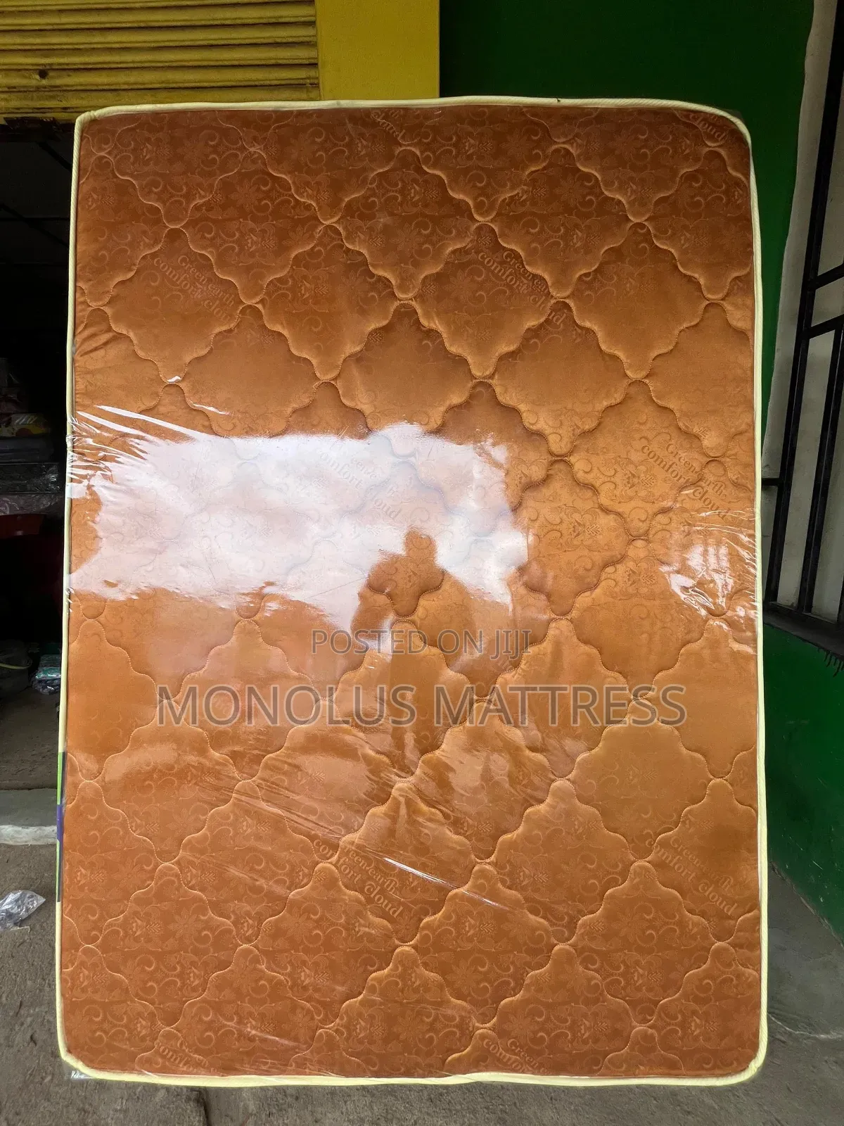 4 1⁄2 by 6 by 10 Green Earth Semi-Orthopedic Mattress in Ibadan
