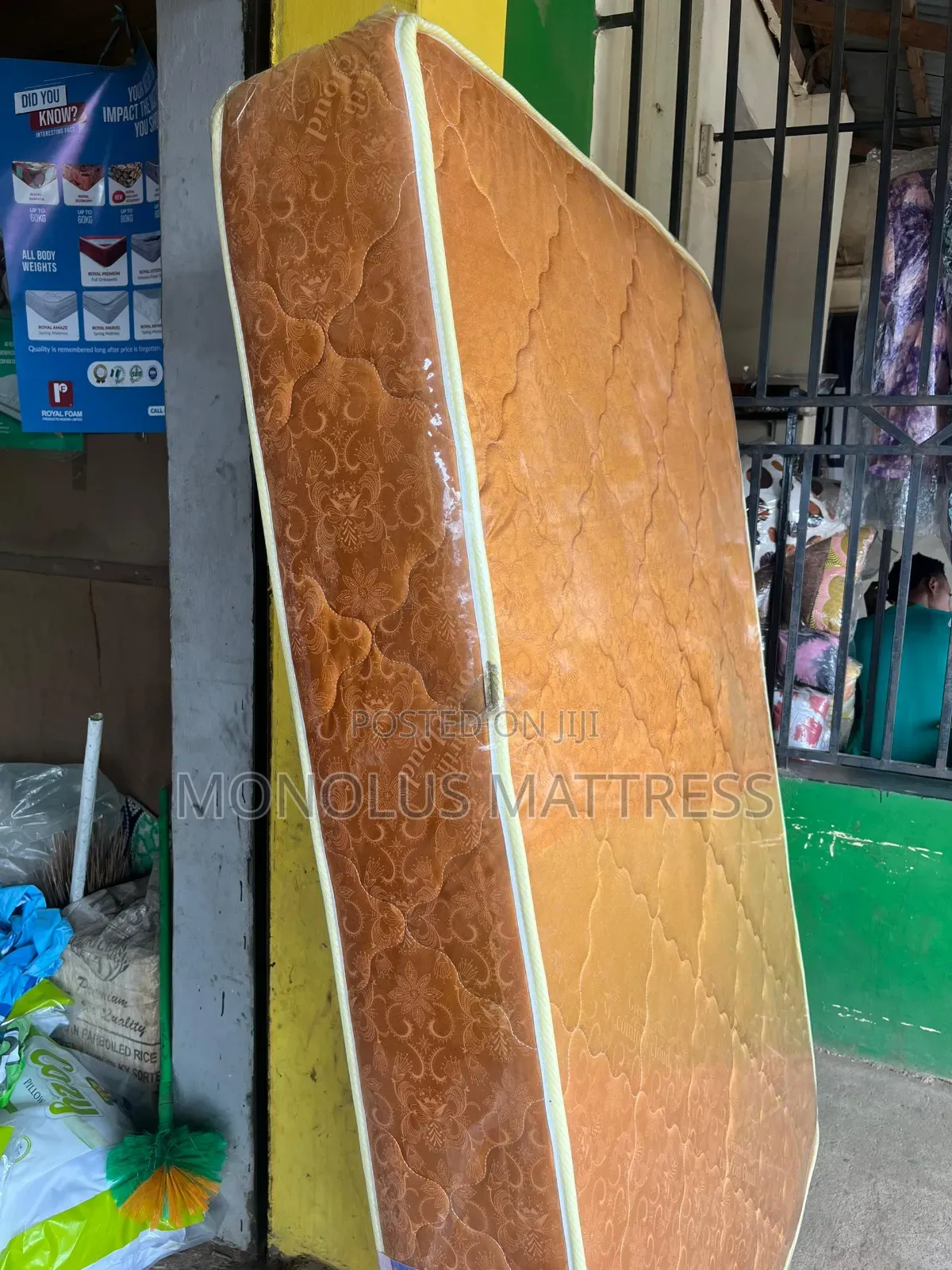 4 1⁄2 by 6 by 10 Green Earth Semi-Orthopedic Mattress in Ibadan