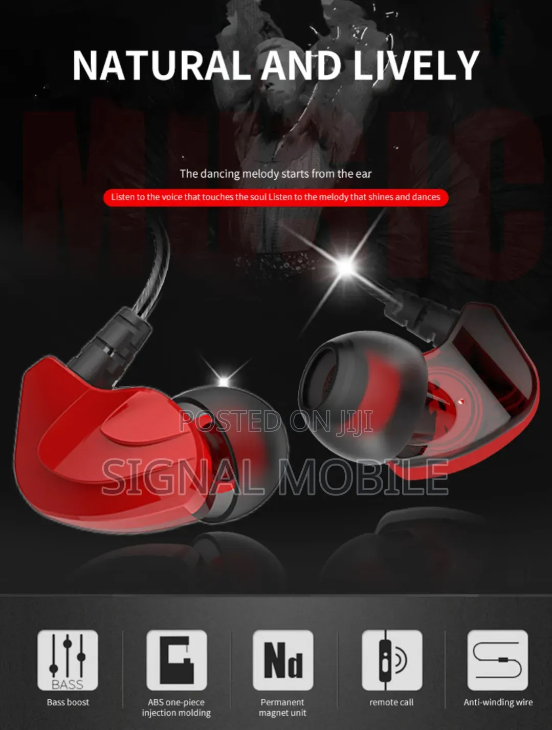 S200 In-ear Monitor Earpiece With Hd Mic