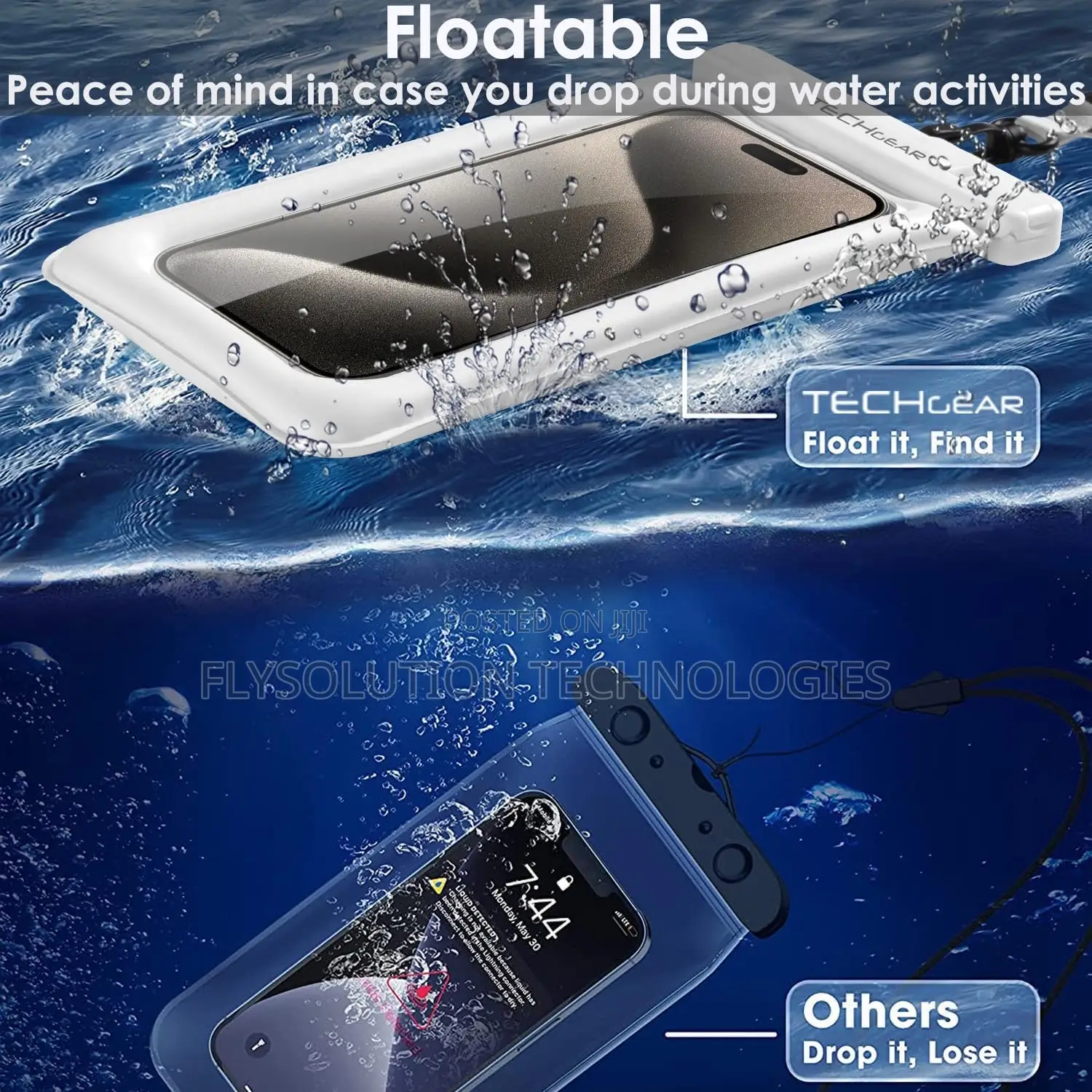 Waterproof Phone Rain Protector Pouch Dry Bag Case With Neck Lanyard