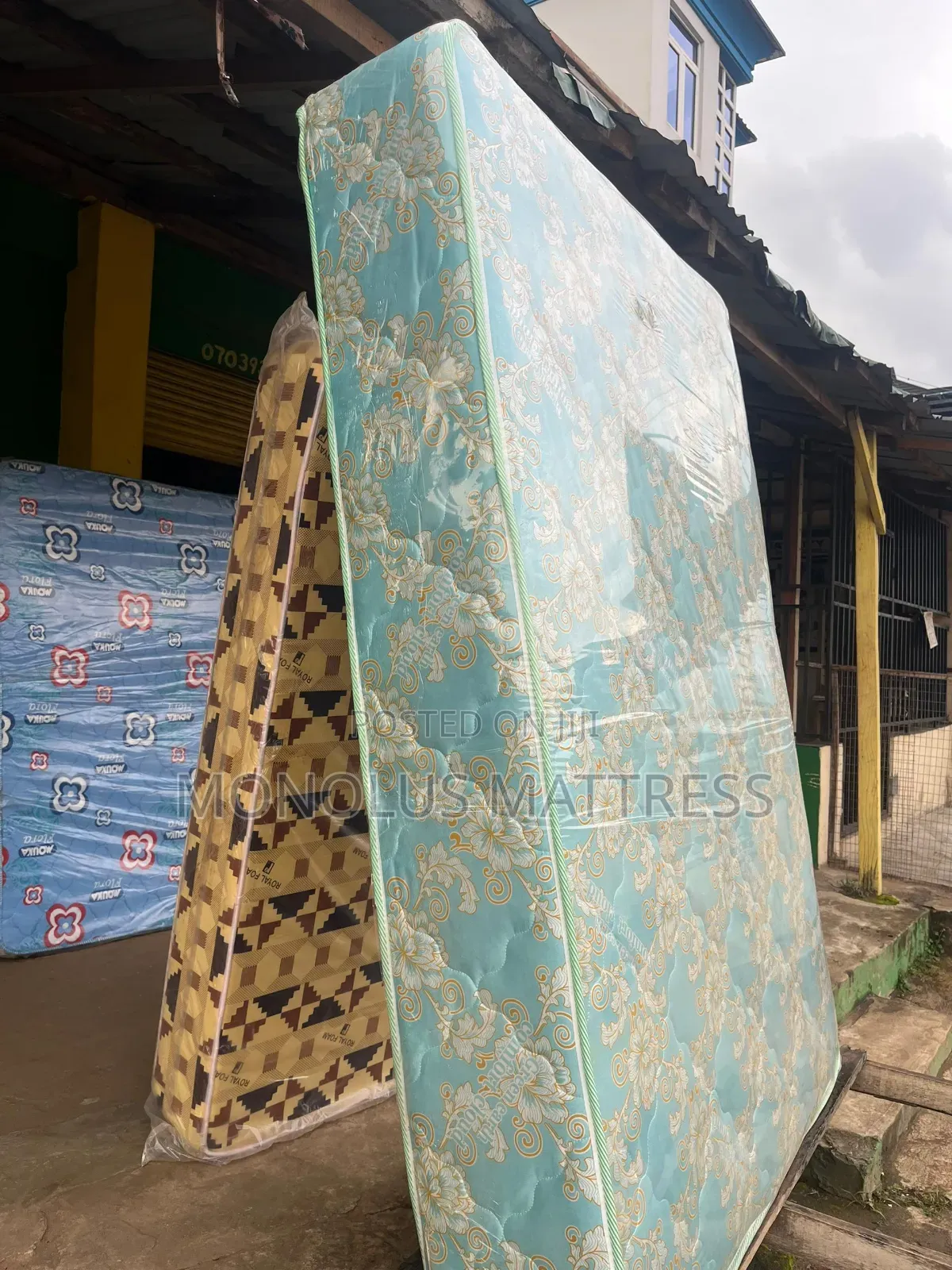 4 1⁄2 by 6 by 12 Inches Green Earth Semi-Orthopedic Mattress in Ibadan