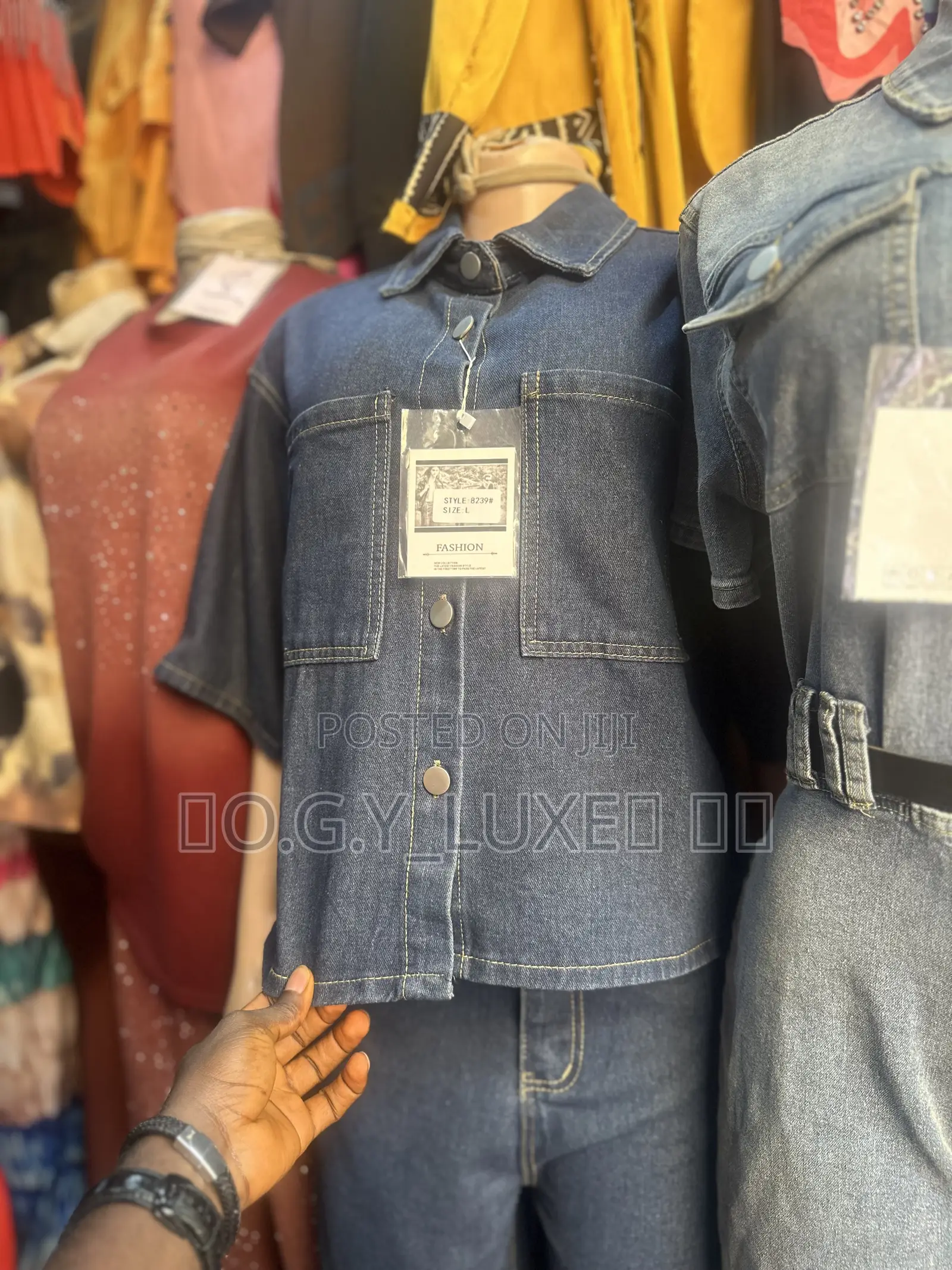 Premium Women’S Two-Piece Denim Set
