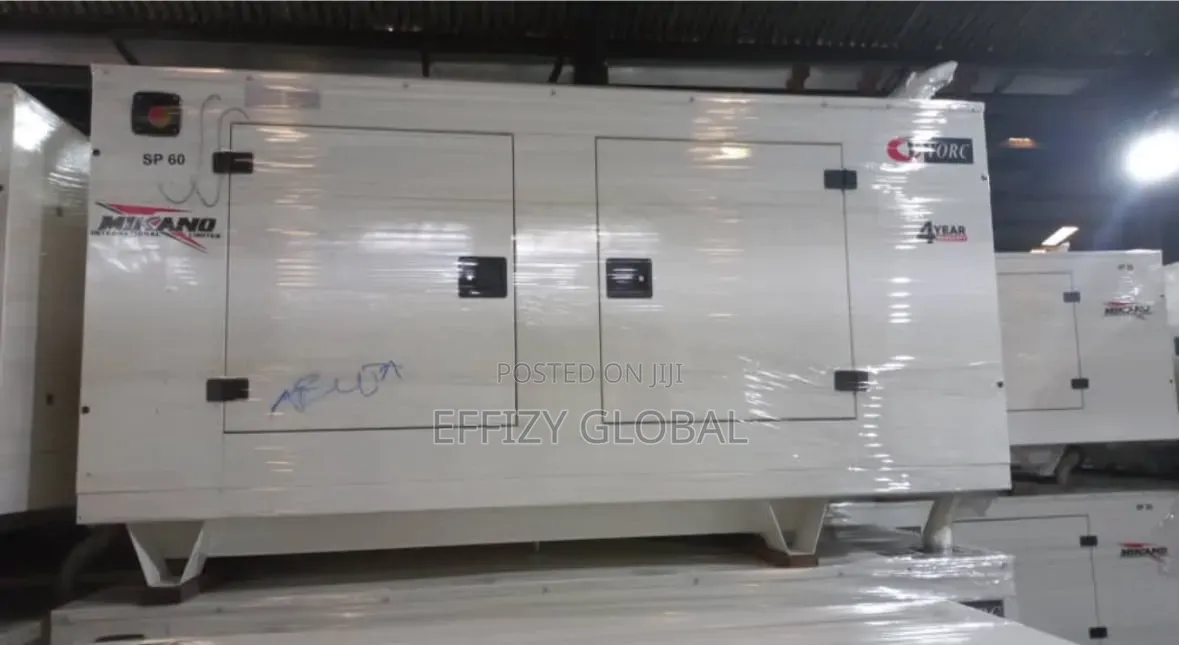 Brand New Original Mikano 60kva Soundproof Diesel Generator