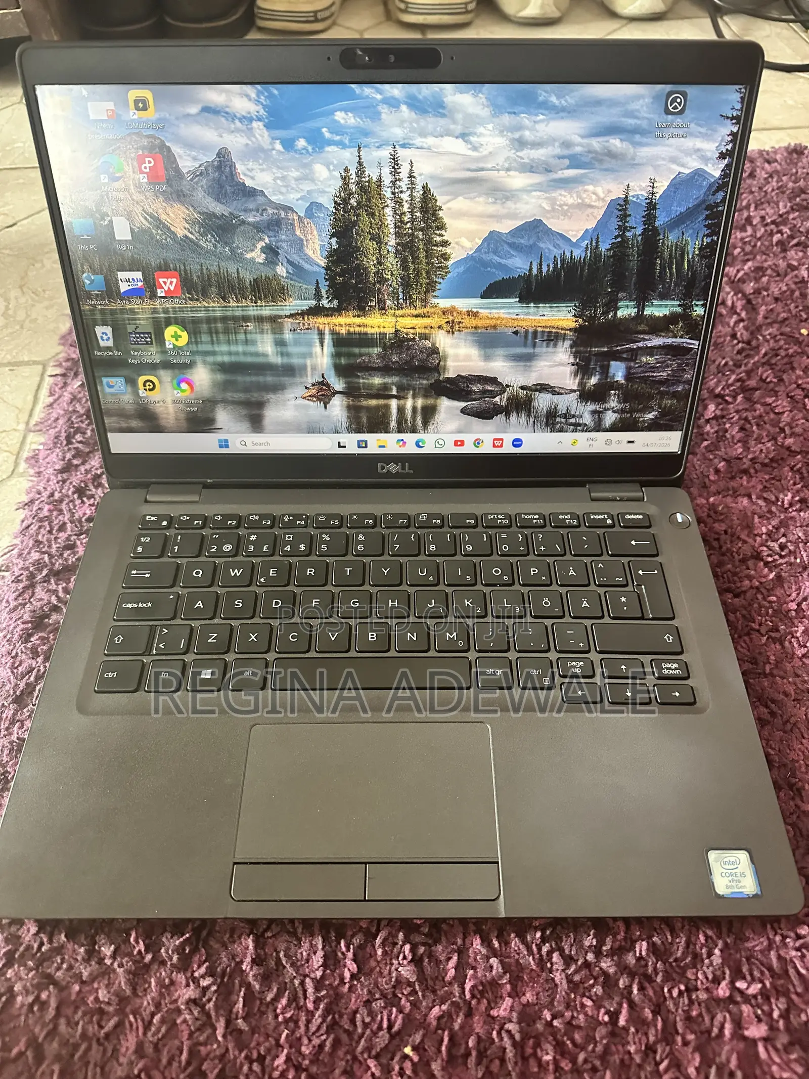 Laptop Dell Latitude 5300 256GB Intel Core i5 SSD 256GB
