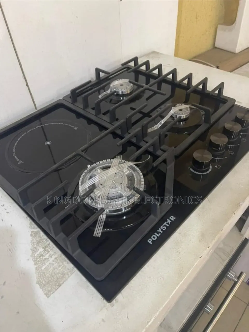Polystar 2026 Inbuilt 3 Gas 1 Electric Gas Cooker 60x60cm Copper