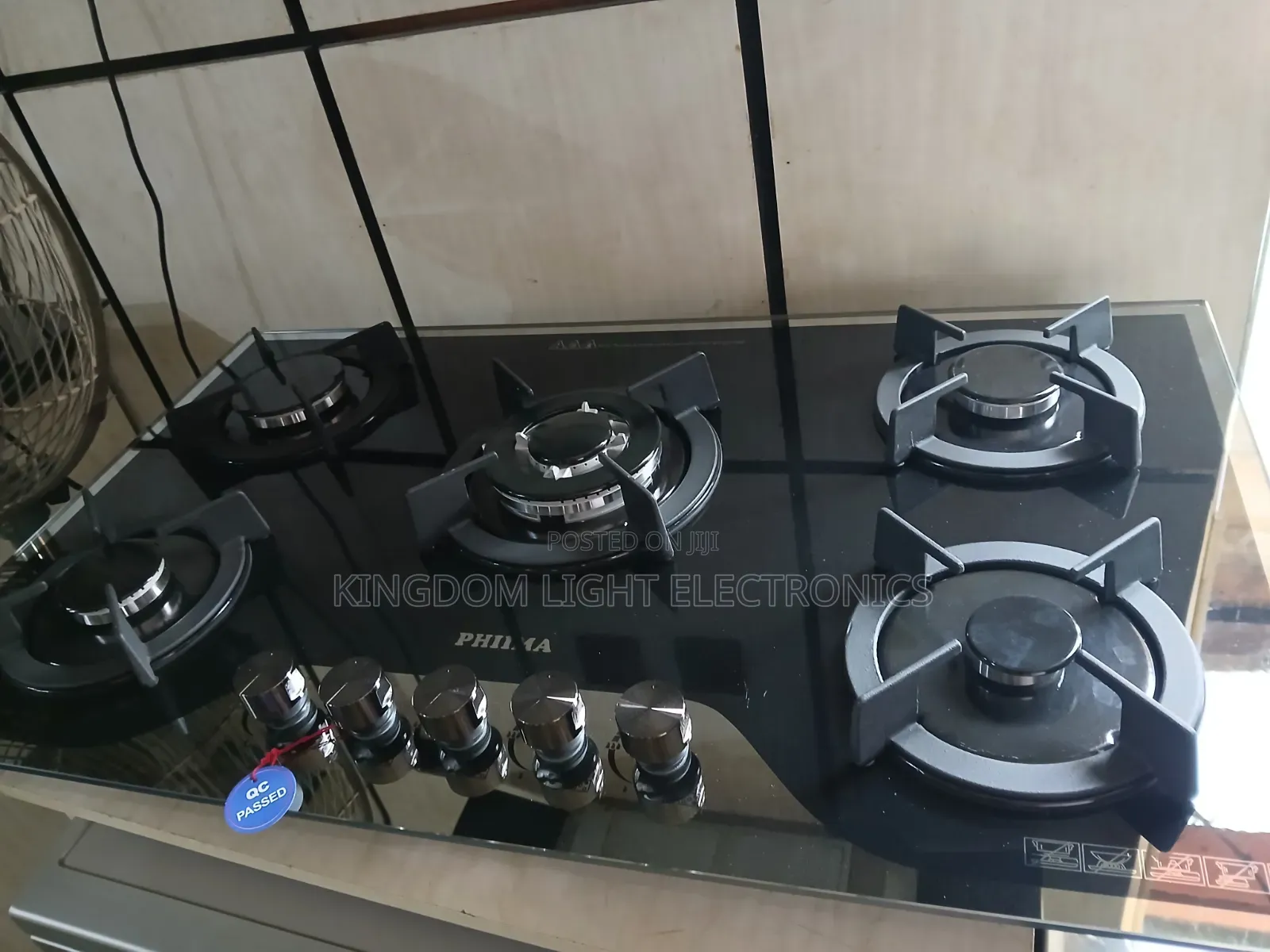 Phima Powerful 5 Burners Inbuilt Gas Cooker 60x90cm Copper