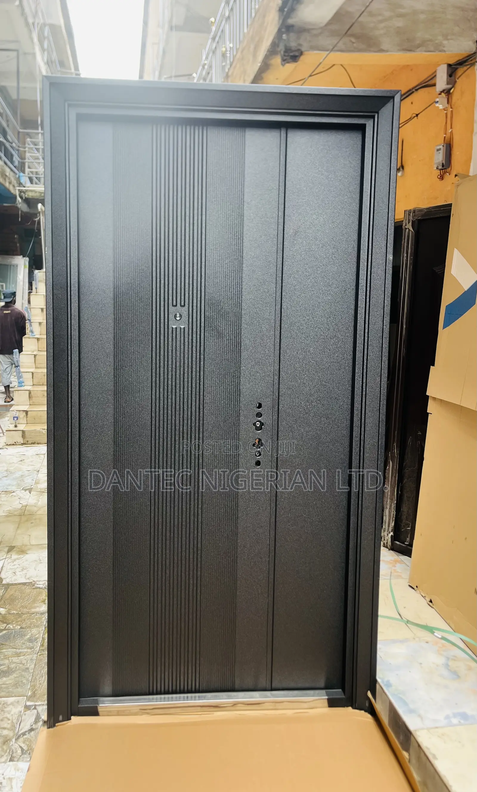 4ft by 8ft Jiuhua Security Steel Door ( Extra Height )