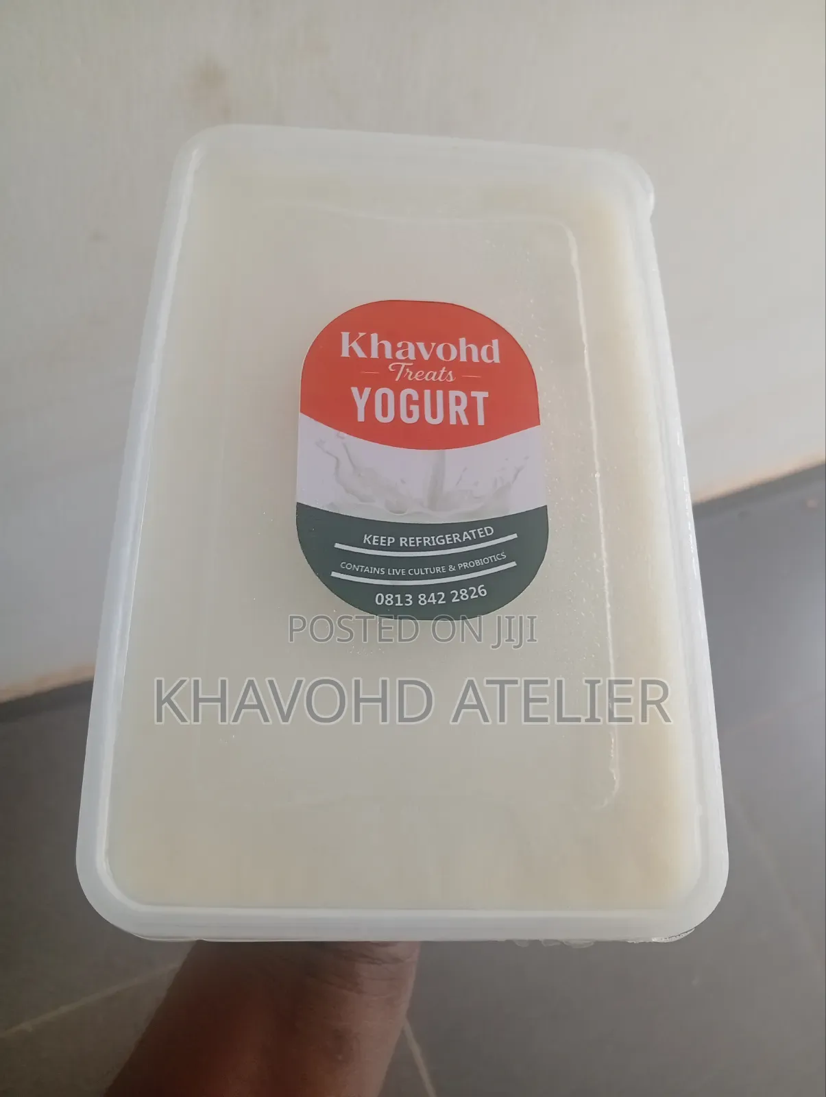 1litre Greek Yogurt With No Additives And Whey Strained Out