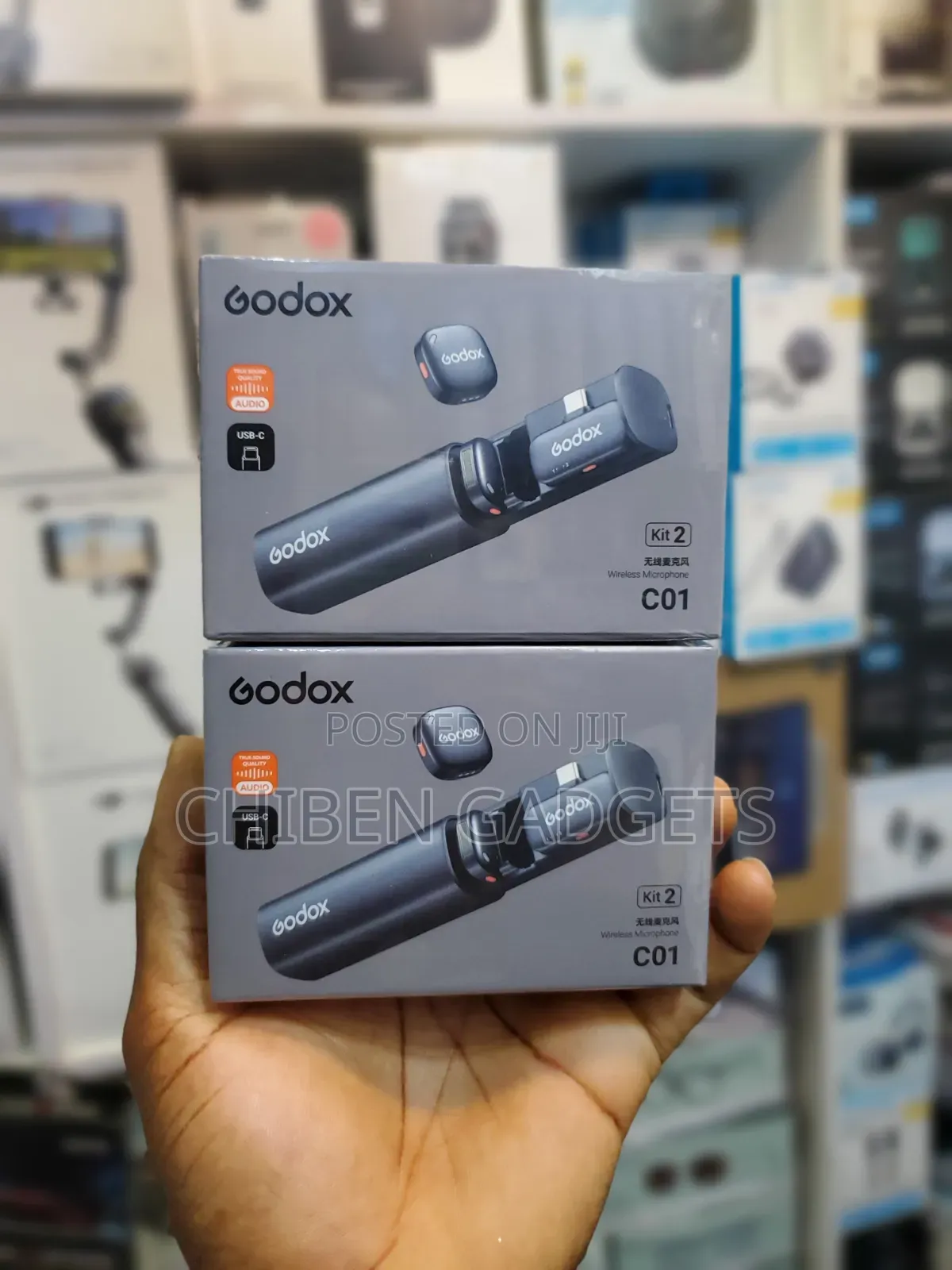 Godox C01 Kit2 Wireless Lavalier Microphone for Usb Intelligent