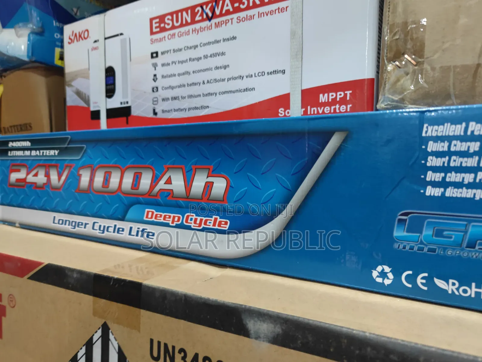 2.4kwh 24v Lithium Battery LGP