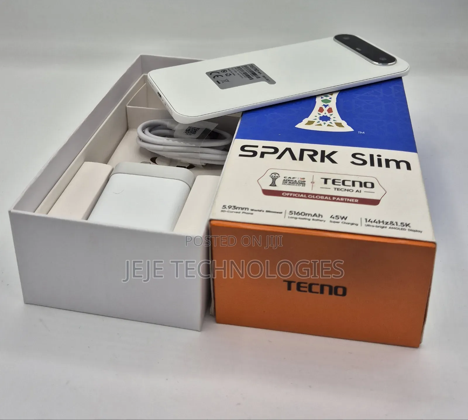 New Tecno Spark Slim 256 GB White