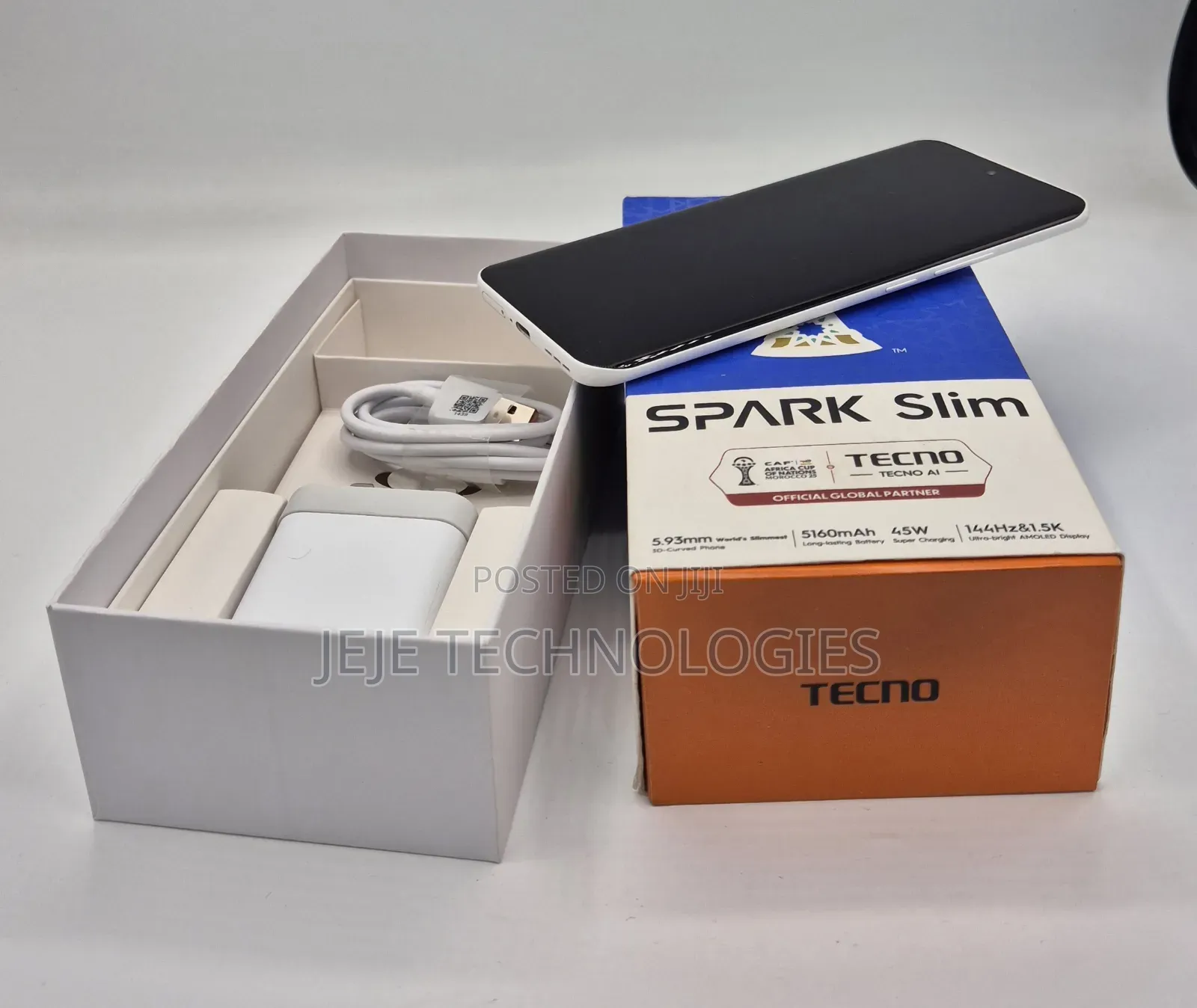 New Tecno Spark Slim 256 GB White