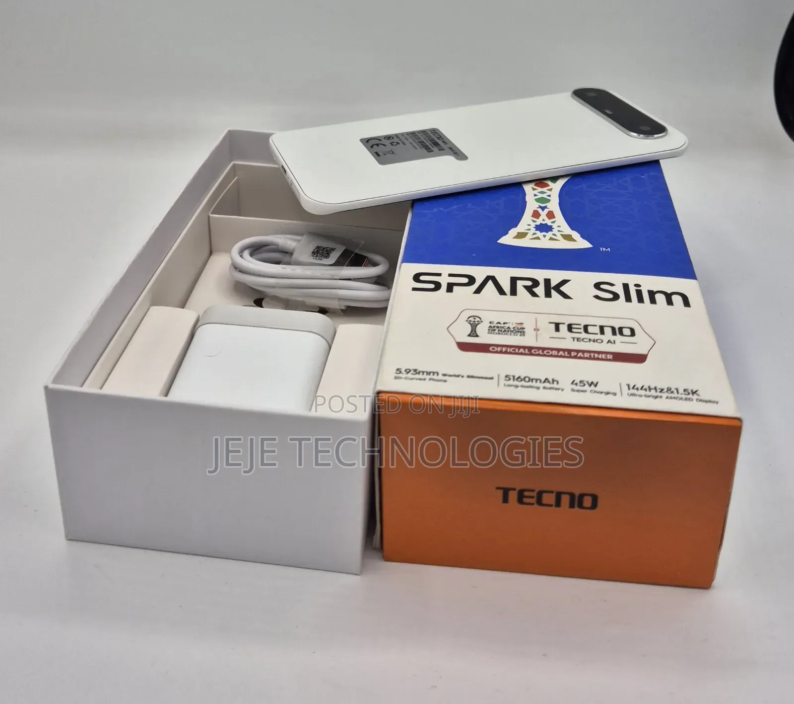 New Tecno Spark Slim 256 GB White