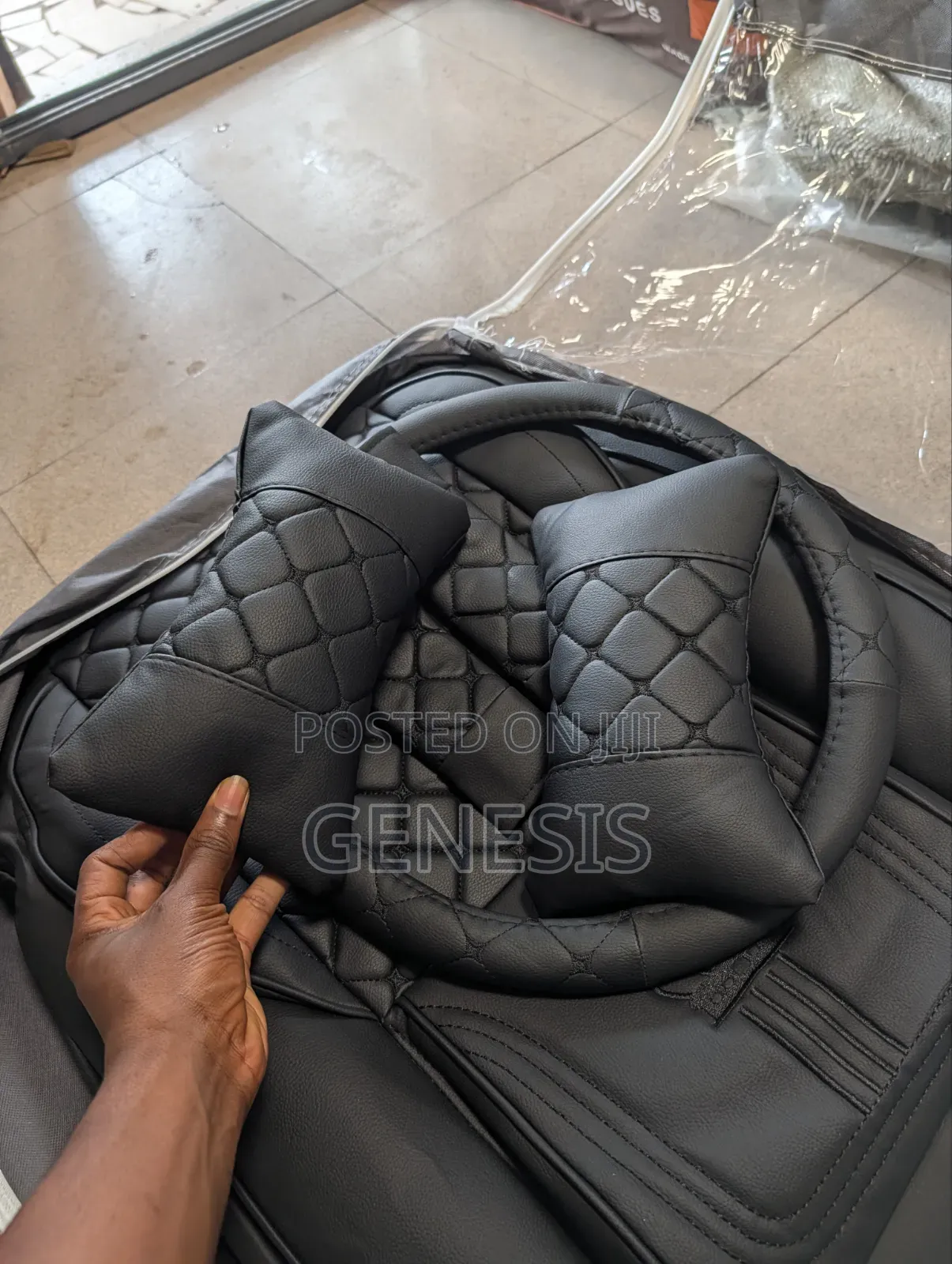  Premium Leather Car Seat Cover Set – Comfort, Protection Luxury! 
