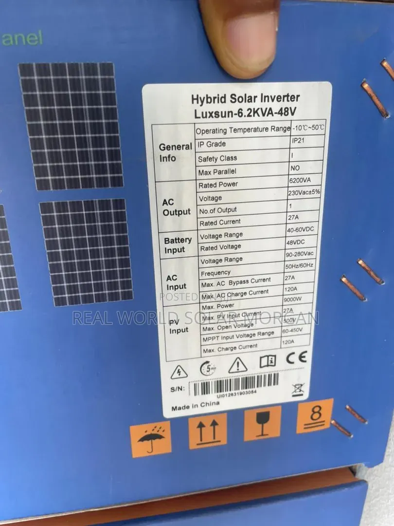 6.2kva Lexsun Hybrid Inverter