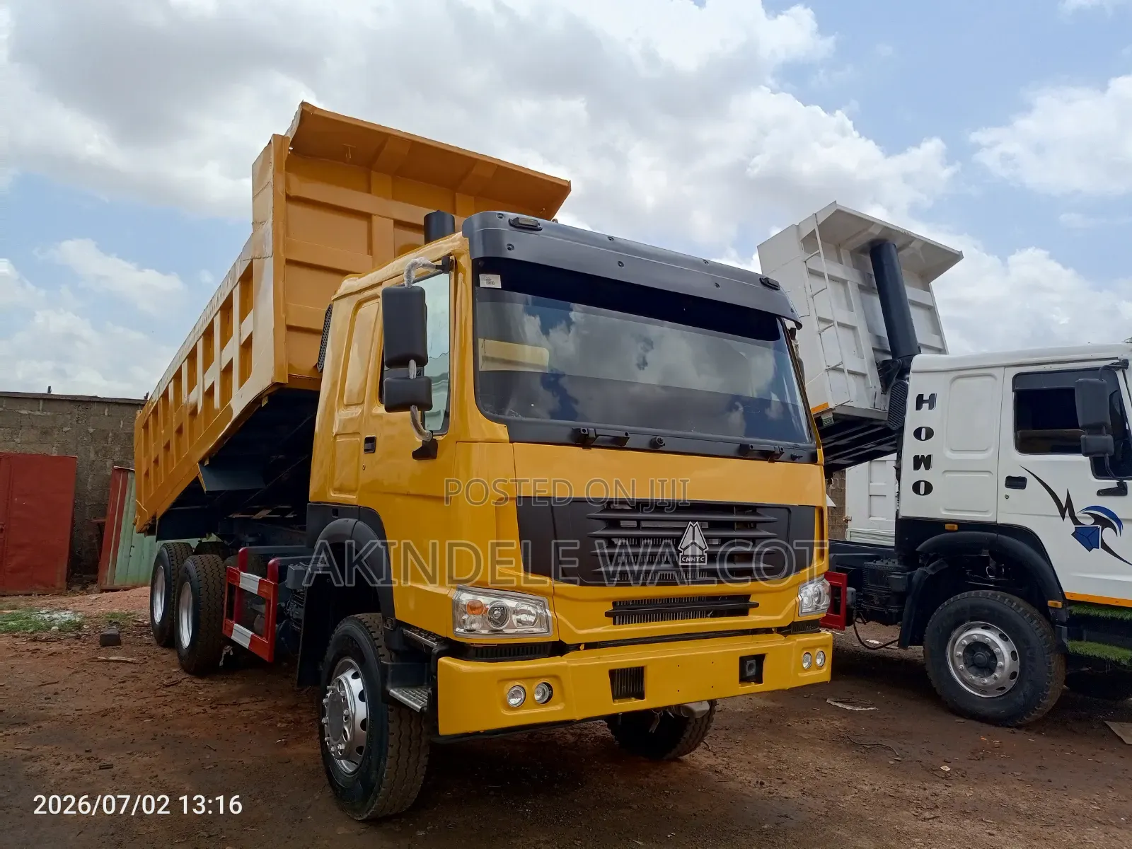 HOWO Truck 371 Tipping Truck 2019 Yellow