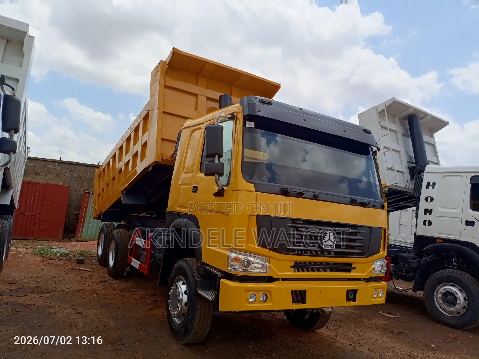 HOWO Truck 371 Tipping Truck 2019 Yellow