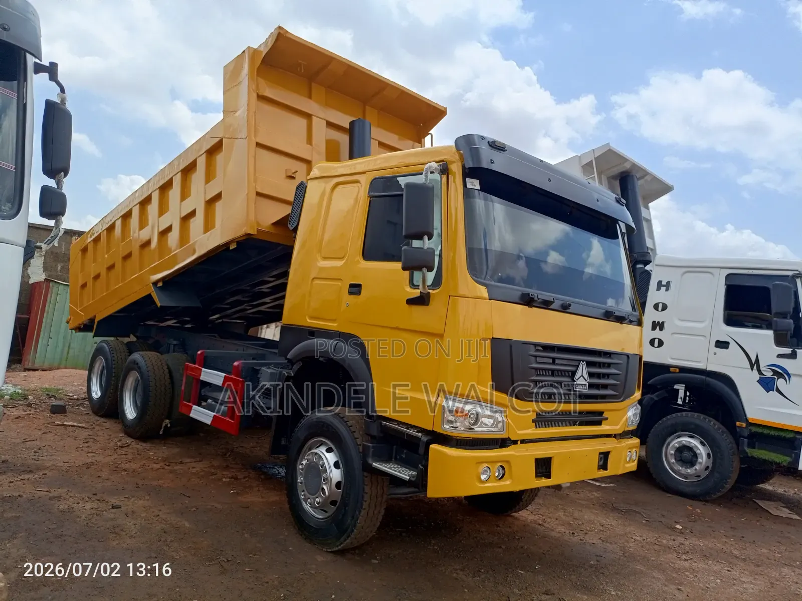 HOWO Truck 371 Tipping Truck 2019 Yellow